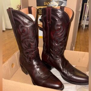 Dan Post Men's Western Boots - Rich Brown Leather